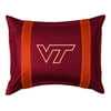 2pc NCAA Virginia Tech Hokies Pillowcase and Pillow Sham Set College Team Logo Bedding Accessories