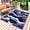 Blue, variant on Red Stripe Outdoor Rug 5x7 Ft - Reversible Patio Rug Outdoor Camping Rugs, Grey White Ombre Geometric Modern Abstract Washable Indoor Outdoor Area Rugs, Non-Slip Outdoor Carpet Runner for Deck/Porch