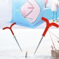 thumbnail image 2 of Heavy Duty Ice Fishing Screw Rod Stand and Ground Holder for Secure Tent Stakes Awning Camping Garden Outdoor Use, 2 of 6
