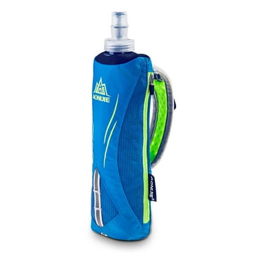 Aonijie Quick Grip Handheld Water Bottle with 500ml Soft Flask for Running, Hydration Pack(Blue)