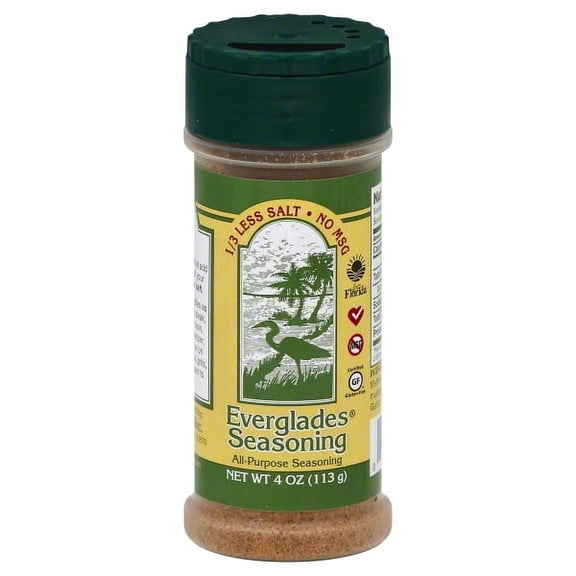 Everglades All-Purpose Less Salt Seasoning - Mild - 4 oz