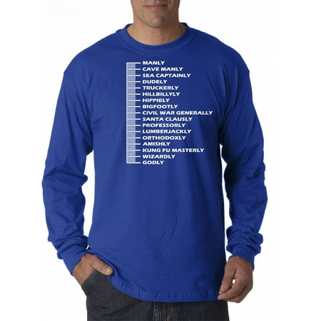 Legendary Scale - Trendy USA 995 - Unisex Long-Sleeve T-Shirt Legendary Beard Scale Small Royal Blue
