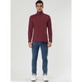 thumbnail image 3 of INSPIRE CHIC Chandail à Col Roulé pour Homme à Manches Longues Extensible Coupe Ajustée, 3 of 6