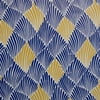 Drew Barrymore Flower Home Blue and Yellow Art Deco Fan Peel and Stick Wallpaper