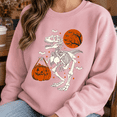 thumbnail image 5 of Halloween Shirt, Skeleton T-Rex Trick or Treat Sweatshirt, Spooky Dinosaur Hoodie, Pumpkin Candy T-Shirt, Halloween Gift for Men and Women, 5 of 9