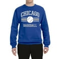 thumbnail image 2 of Wild Bobby City of Chicago CHI American Baseball Fantasy Fan Sports Unisex Crewneck Sweatshirt, Royal, Medium, 2 of 6