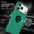 thumbnail image 7 of Allytechgroup iPhone 17 Pro Max Case with Anti-Spy Screen Protector, Ring Holder Kickstand Anti-Scratch Magnetic Back Cover Compatible with Car Mount Rugged Hybrid TPU PC Phone Case, Darkgreen, 7 of 7