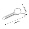 thumbnail image 2 of HONMEET 24Pcs Latch Hooks for Cage Doors Durable Metal Locks for Rabbit Bird Dog Kennels, 2 of 8