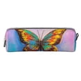 thumbnail image 4 of Rocae Oil Painting Beautiful Butterfly for Pen and Marker Pouch with Zipper for Men and Women, Stationery Bag Pen Holder for Work and Office, 4 of 9
