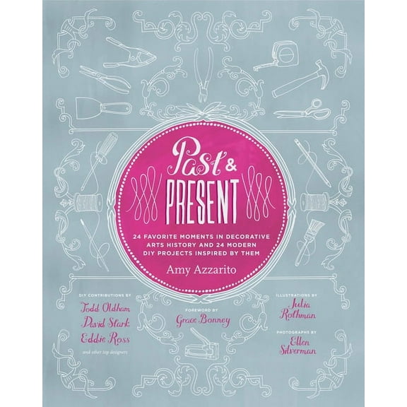 Past & Present : 24 Favorite Moments in Decorative Arts History and 24 Modern DIY Projects Inspired by Them (Paperback)