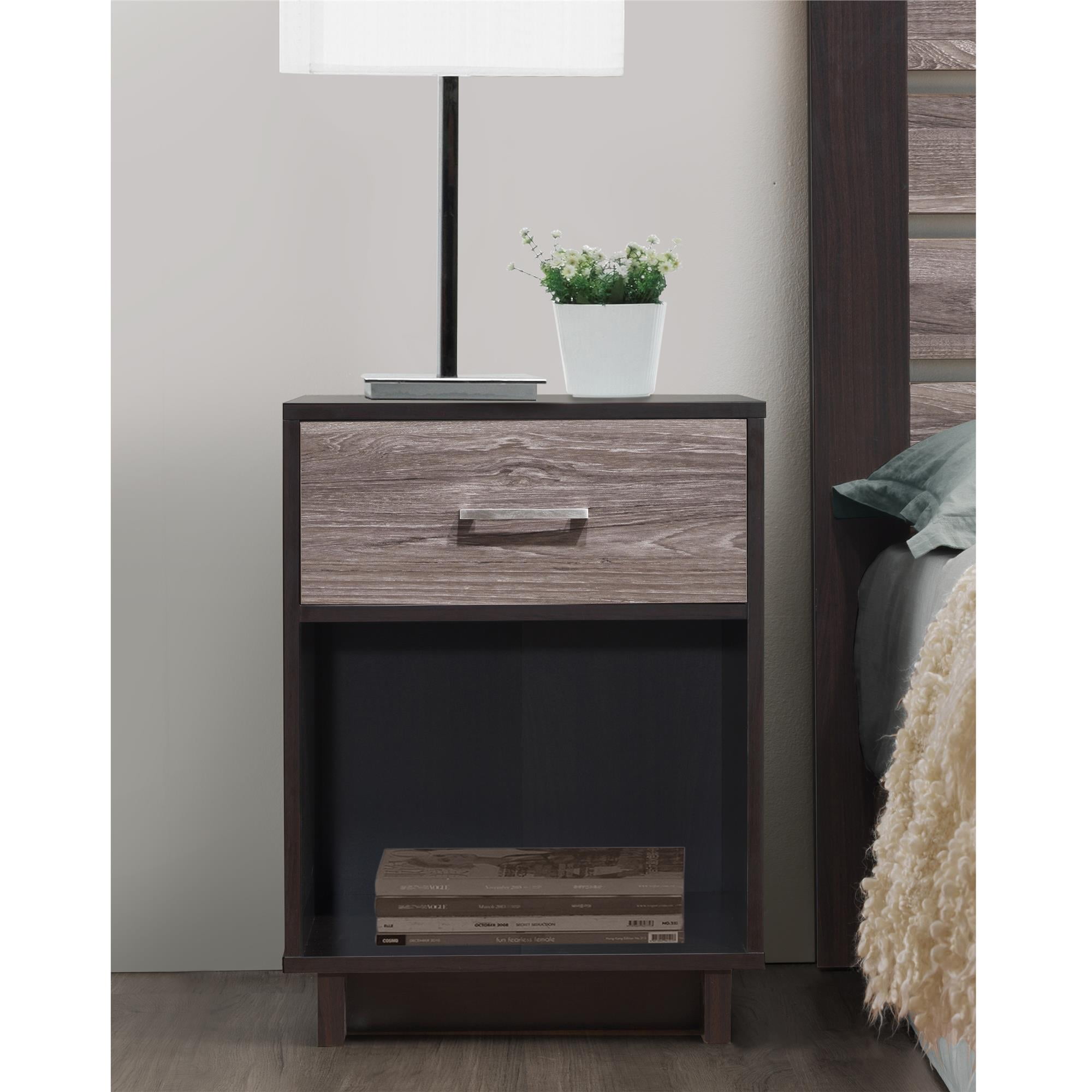 Ameriwood Home Colebrook Nightstand Multiple Colors Walmart Com Walmart Com