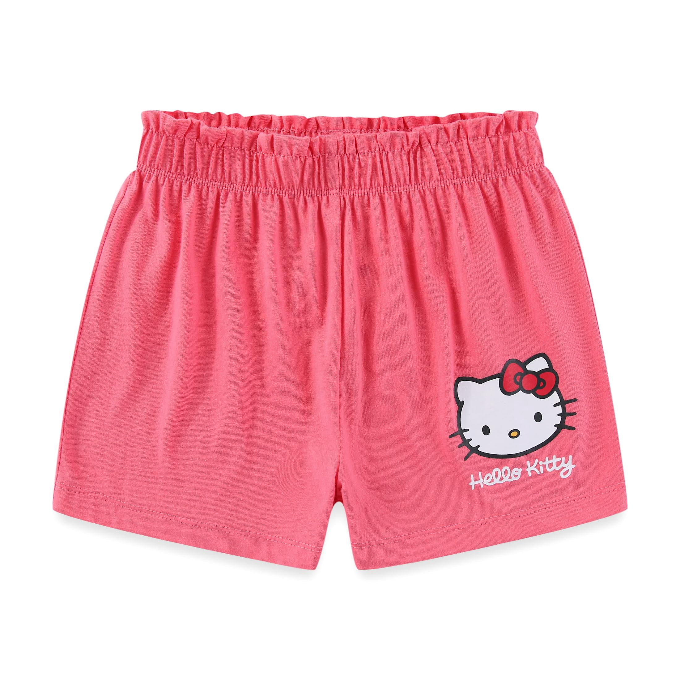 Hello Kitty Sanrio Short Sleeve T-Shirt and Short Set (Girls), 2 Piece Set, Sizes 4-12