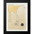 thumbnail image 2 of Delamater, Rob 12x14 Black Modern Framed Museum Art Print Titled - Mapping Bauhaus II, 2 of 5