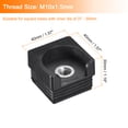 thumbnail image 2 of 8Pack Inserts for Square Tubes with M10 Thread, for 1.57"x1.57" OD Square Tube, Black Plastic Plug Caster Insert Chair, 2 of 7