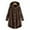 Coffee, variant on Patlollav Coats for Women,Women's Plus Size Coat Wool Winter Jackets