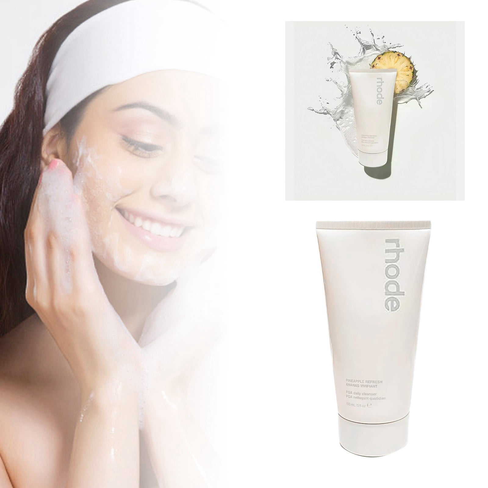 Rhode by Hailey Bieber pineapple refresh THE DAILY CLEANSER