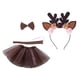 thumbnail image 5 of Disfraz de reno, conjunto de tutú, diadema de animales para niños, traje de tocado para carnaval con flor Jinwen Diadema de cola de disfraz, 5 of 8