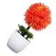 thumbnail image 4 of Planta artificial en maceta, simulación de bolas, vegetación, decoración, oficina en casa, centro de mesa, planta falsa, naranja rojo Inevent HA7629-02B, 4 of 6