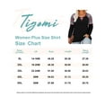 thumbnail image 2 of TIYOMI Plus Size Tunics For Women 2X Crewneck Totem Western Aztec Print Autumn Fall Winter Black T Shirt Casual Long Sleeve Tops Casual Blouses Tee 2XL 18W 20W, 2 of 3