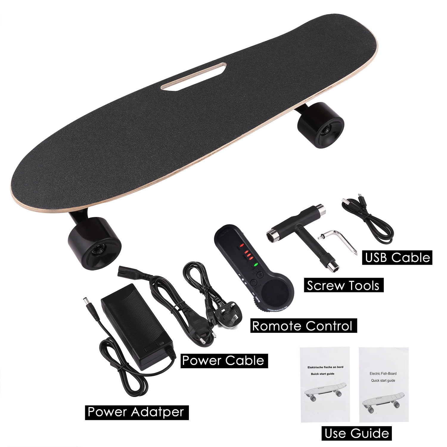 Vul in machine natuurkundige Youth Electric Skateboard with Wireless Remote Control 7 Layers Maple  E-Skateboard for Teens, 350W Motor, 12.5 MPH Top Speed, Max Load 180lbs  Christmas Gifts for Kids - Walmart.com