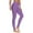 Purple, variant on Seductiva Yoga Lightweight Leggings for Women Butt Lifting Booty Tights High Waist Stretchy Pants Yoga Tights High Waisted Lounge