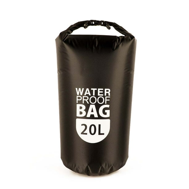 Wosthever Bolsa seca para exteriores, bolso doble, gran capacidad, bolsas de almacenamiento para navegación, kayak, ciclismo, senderismo, equipo Deportes acuáticos Rojo 2L sin tirantes