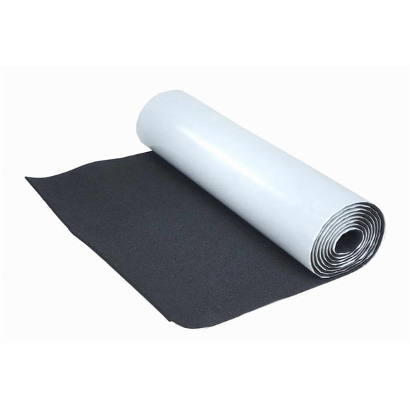 HushMat Sound Dampening Kit 22410 Silencer Megabond; Door Trim Panel/Headliner Kit; Use To Reduce Heat And Noise; 1/4 Inch Thickness; Foam; Black; 10 Foot Length x 24 Inch Width; 1 Roll