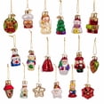 thumbnail image 2 of Kurt Adler 2-2.5-Inch Mini Christmas Shape Glass Ornaments, 18 Piece Set, 2 of 4