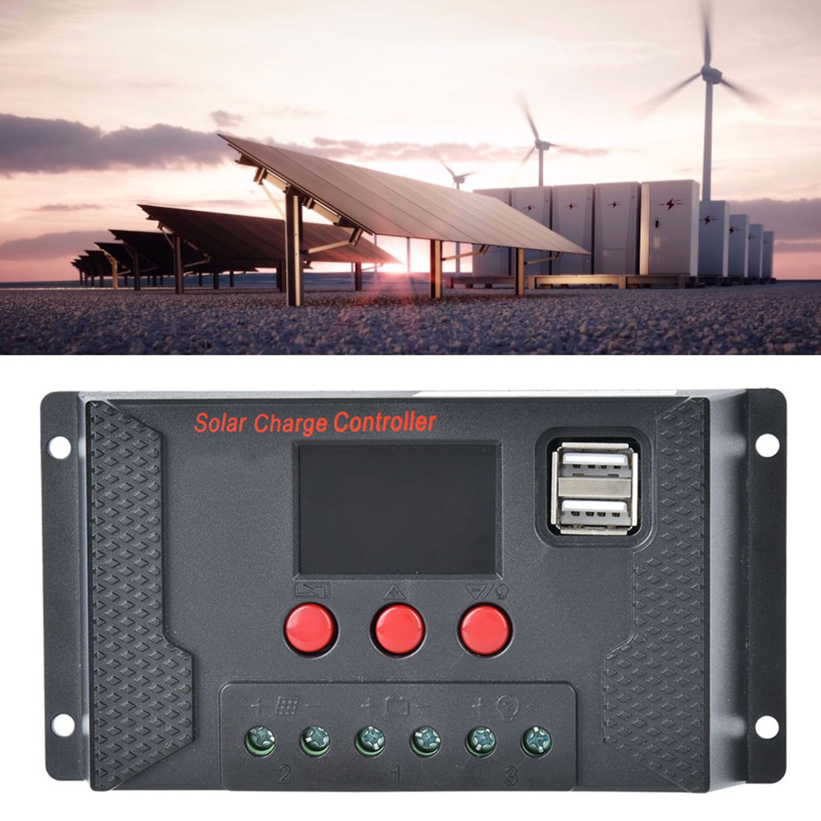 Solar Charge Controller, Photovoltaic Panel System Charger, Sensitive