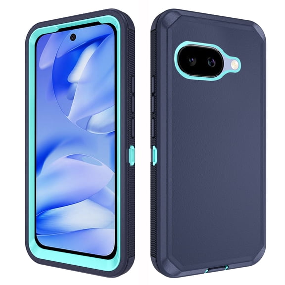 Asuwish Phone Case Compatible with Google Pixel 10A Hybrid Rugged Shockproof Hard Protective Drop Proof Full Body Heavy Duty Mobile Cell Cover for Pixel10A A10 5G Women Men Blue