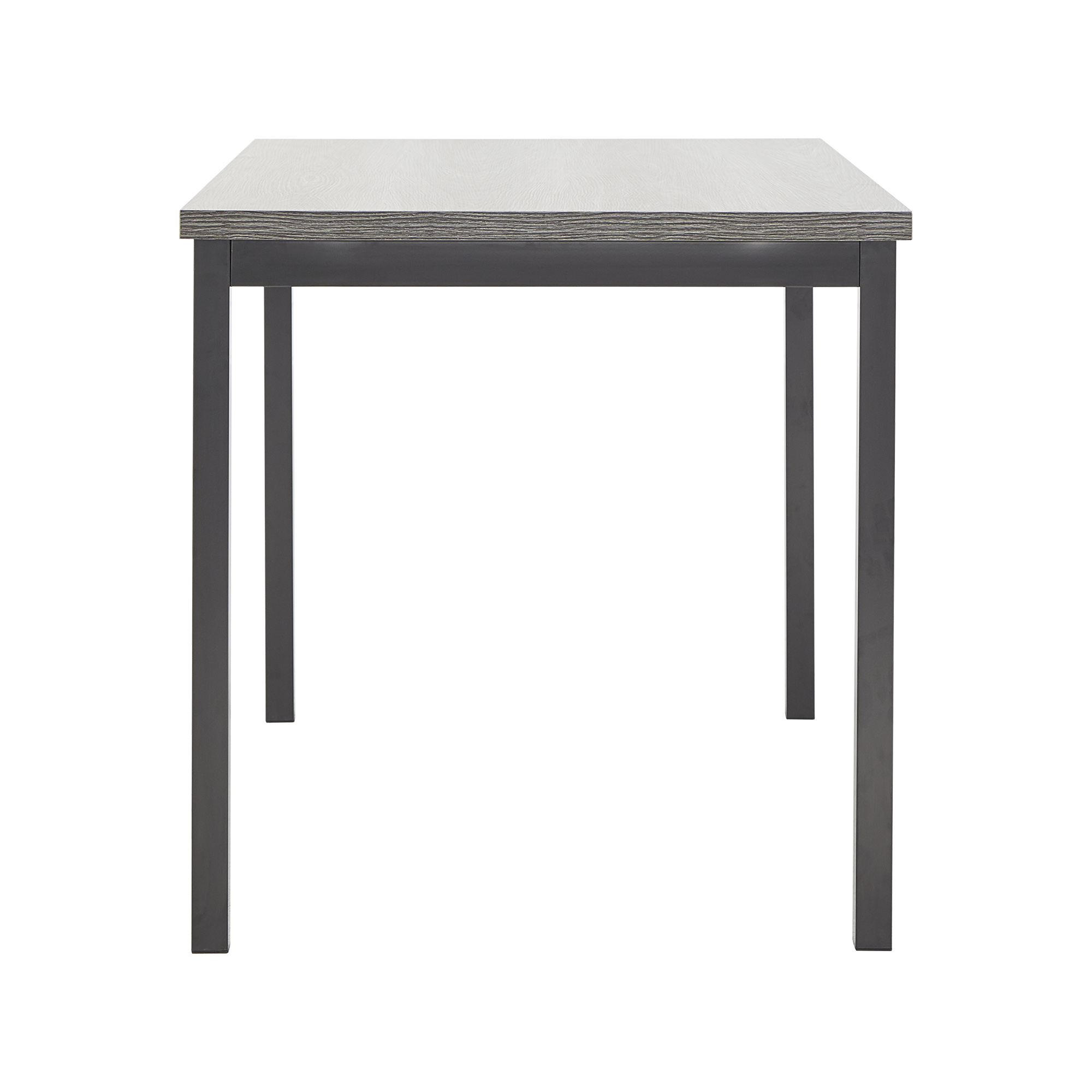 Weston Home Clayton Metal Dining Table, Black