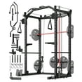 thumbnail image 1 of QinaQin 1600lb Power Cage, Multi-Functional Home Gym Squat Rack with Cable Crossover, 1 of 9