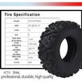 thumbnail image 4 of Homhougo Set of 2 ATV Tires 28x10-12 6PR All-Terrain ATV/UTV Off-Road Tires, Tubeless, 4 of 9