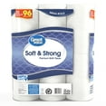 Great Value Soft & Strong Premium Toilet Paper, 24 Mega Rolls