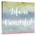 thumbnail image 1 of Global Gallery's 'Rainbow Seeds Painted Pattern XIV Cool Life' By Lisa Audit Stretched Canvas Wall Art, 1 of 4