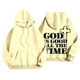 thumbnail image 3 of SIYUDAN Womens Hoodies Jesus Loves You Hoodies Letter Print Sweatshirt Oversized Womens Pullover Sweatshirts Fall Outfits For Women 2025 Comfy Clothes For Women, 3 of 3