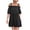 Black, variant on Bigersell Cute Spring Dresses Women Summer Short Sleeve Dress One Shoulder Solid Casual Knee Length Dress Evening Dresses Regular T-Shirt Dresses, Style 34433, Hot Pink S