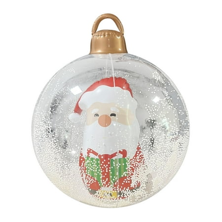 

2024 Christmas Decoration Bell Ball 60cm Outdoor Christmas Inflatable Decorated Ball Pvc Inflatable Christmas Ball Christmas Tree Decorations
