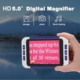 thumbnail image 3 of Lupa Digital ANGGREK Pantalla LCD de 5 Pulgadas Zoom 2X-48X recargable Giratorio, 3 of 7