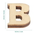 thumbnail image 2 of MRLESS 300pcs Unpainted Wood Alphabet Letters DIY Craft Uppercase Blank Letters for Homemade Art Projects, Wall Decor, Painting Boards, 2 of 8