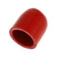 thumbnail image 1 of Ofertas Únicas 1 Pcs Tapa de Extremo de Manguera de Silicona Roja de 40mm de Longitud y 32mm/1.26" de ID, Tapa de Blanqueo Reforzada de Silicona para Tubo de Derivación Universal, 1 of 1