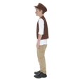thumbnail image 2 of Smiffys Kids Victorian Boys Newsie Costume Hat Vest Kit Child, 2 of 3