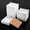 40 PCS Square x4 Inch, variant on 50 Pieces  Square Sublimation Ceramic Coasters, Glazed Ceramic Tiles Coasters with Cork Backing Pads for DIY Crafts, Sublimation