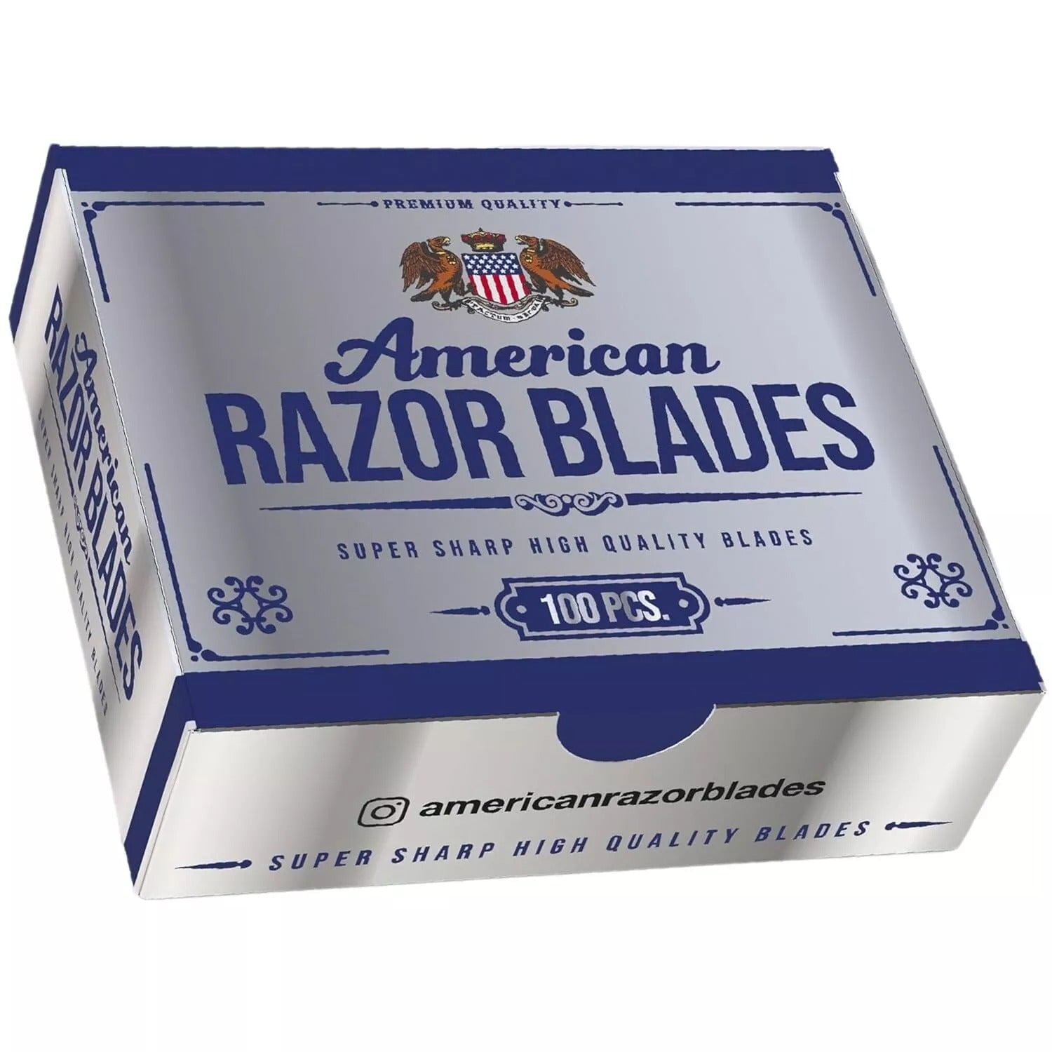 The Shave Factory American Razor Blades - Single Edge Razor Blades - Pack of 10