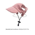 thumbnail image 2 of Dog Baseball Cap Summer Beach Visor Adjustable Puppy Sunbonnet Headdress with Ear Holes for Outdoor Activities, 2 of 3