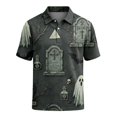 thumbnail image 4 of LRGSHF Halloween Costumes Vintage Horror T Shirt for Men Skeleton Graphic Tees for Adult 2026 Fall Spooky Season, 4 of 6