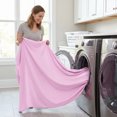 thumbnail image 4 of REGALWOVEN Microfiber Bed Sheet, Breathable Flat Sheet,  Bedding for Bedroom Light Pink 96x106in, 4 of 5