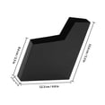 thumbnail image 2 of Raindrops 10Pcs Compact Black Game Card Holder Case Sturdy PP Material for Game Disc Storage, 2 of 8