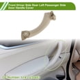 thumbnail image 2 of Cubierta de recorte de tirador de panel de puerta trasero izquierdo de Unique Bargains para BMW E90/E91 323 325 328 330 335 Sedán y Touring 2005-2008 No.51417230853 Beige, 2 of 6