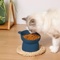 thumbnail image 4 of Elevated Cat Food and Water Bowl with Wide Shallow Design, Reduce Whisker Discomfort, Promote Better Digestion, Easy to Use and Clean for All Feline Types, 4 of 5